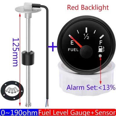 0~190 OHM FUEL LEVEL СЕНСОР FUEL LEVEL GAUGE WITH СИГНАЛ RED LIGHT 2\~75621