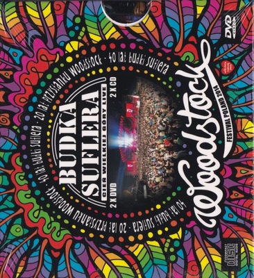 BUDKA SUFLERA WOODSTOCK 2014 2 CD 2 DVD CIEŃ GÓRY