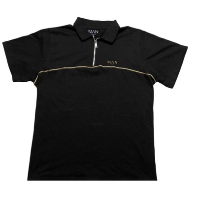 BOOHOO _ FIRMOWA KOSZULKA POLO Z LOGO _ XXXXL