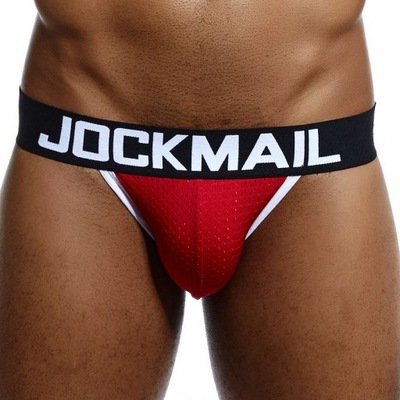 Slipy siateczkowe Jockmail JOCKSTRAP czerwone XXL