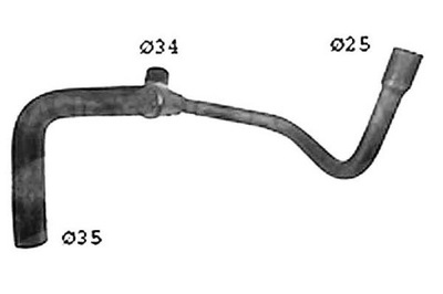 SASIC ПАТРУБОК РАДИАТОРА DB 190 W201 2,5D НИЖНИЙ