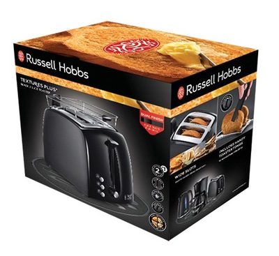 Russell Hobbs TOSTER TEXTURES PLUS 22601-56 Czarny