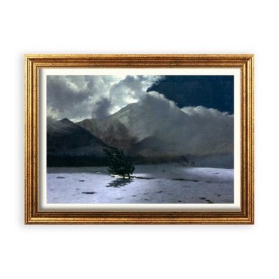 Wiatr halny w Tatrach obraz Stanisław Witkiewicz