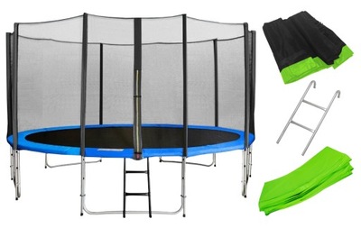 duża TRAMPOLINA ogrodowa DLA DZIECI 366 cm 12FT na prezent komunijny