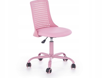 Fotel biurowy PURE różowy krzesło obrotowe HALMAR