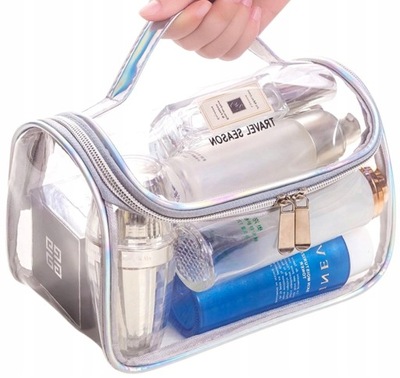 torebka kuferek syntetyk bezbarwny