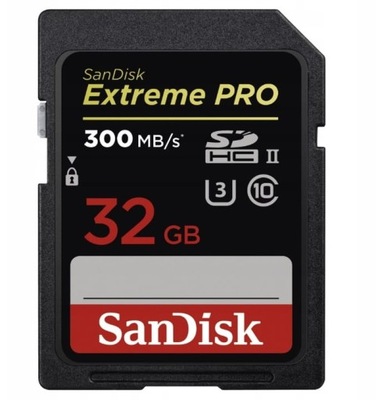 Karta SanDisk SDHC 32GB Extreme PRO UHS-II 300MB/s