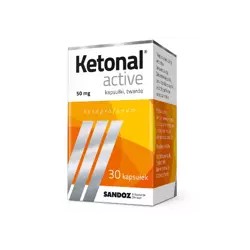 Ketonal Active 50 mg 30 kapsułek