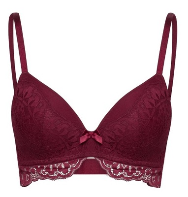 NOWY HUNKEMOLLER bordo usztywniany stanik 80C