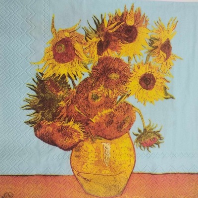 Serwetka decoupage van gogh słoneczniki 1szt