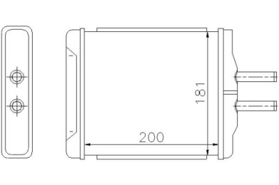 Nissens обігрівач chevrolet evanda 2.0 фото №1