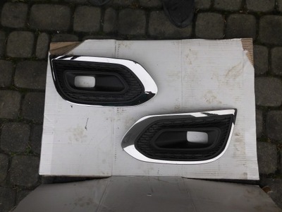 Решітка бампера ліва права renault kadjar lift 18- фото №1