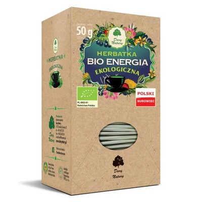 Herbata Bio Energia BIO 50 g Dary Natury