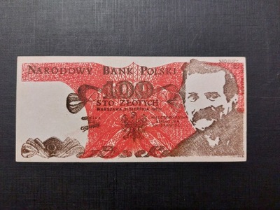 Banknot Solidarność Lech Wałęsa 100 zł Nobel 1983r.