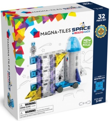 MAGNA-TILES KLOCKI MAGNETYCZNE KOSMOS 32 el