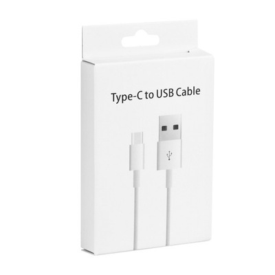Kabel USB A do Typ C 3.0 2A HD2 BOX 1 m biały