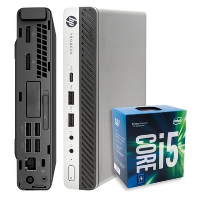 Mały Mocny Komputer HP 600 G3 Mini I5-7500T 16GB DDR4 512GB SSD Windows 10