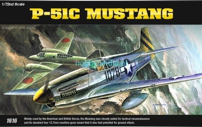 Myśliwiec P-51C Mustang 1:72, Academy 12441