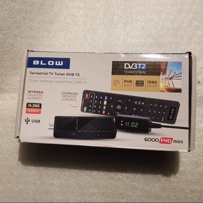 Blow dvb-t2 tuner dekoder DVB-T2 HEVC bez pilota - 6000 FHD mini