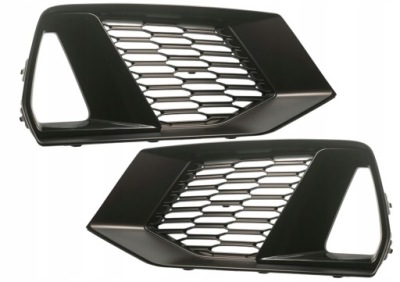 Audi a7 4g8 2018- s line решётка решётки заглушки рамки бампера комплект l+p фото №1