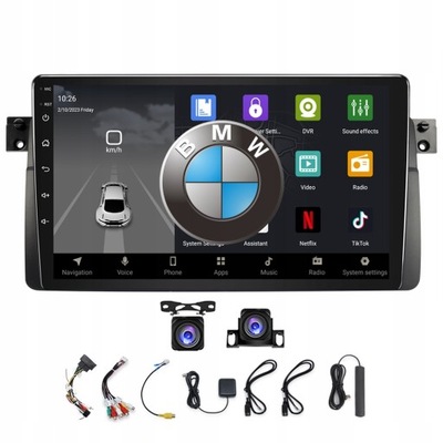 RADIO 2DIN ANDROID BMW 3 E46 6GB 128GB CARPLAY DSP  