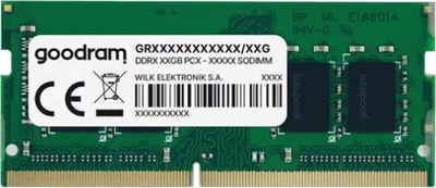 PAMIĘĆ RAM 1GB DDR3 SO-DIMM GOODRAM 1066MHz 8500S