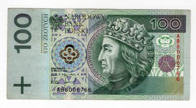 III RP, 100 złotych 1994 seria AB