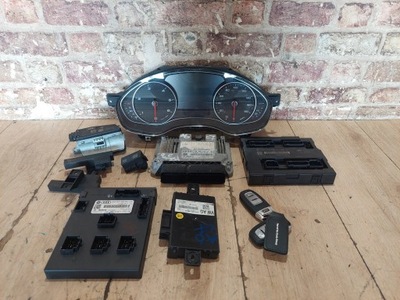 Бортовой компьютер набор стартовый 03l906018la audi a6 c7 2.0 tdi 2011 rok cglc фото №1