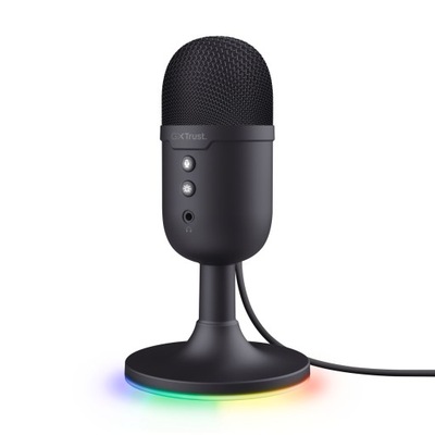 MIKROFON GAMINGOWY USB KOMPAKTOWY LED RGB PC PS5 STREAMING TWITCH