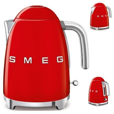 CZAJNIK SMEG KLF03RDEU 2400 W CZERWONY 1,7L RETRO RED STYLOWY