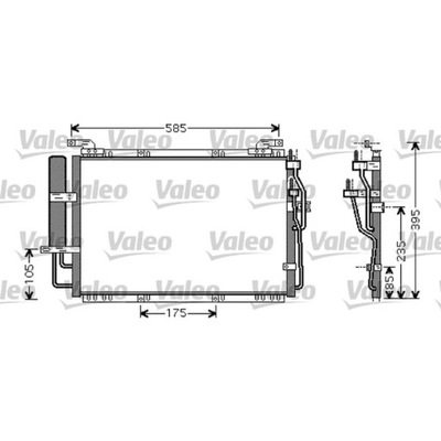 КОНДЕНСАТОР, КОНДИЦИОНЕР VALEO 818075