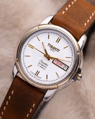 Zegarek Tissot Seastar Automatic, szwajcarski zegarek z lat 90-tych