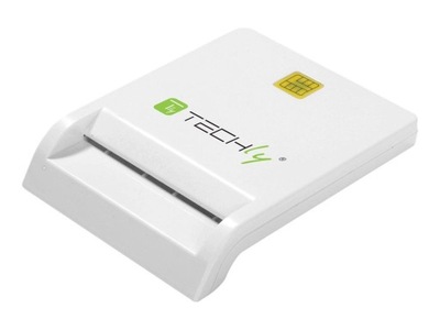 TECHLY Kompaktowy czytnik USB 2.0 kart Smart biały