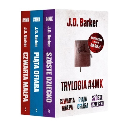 Pakiet Trylogia #4MK J.D. Barker