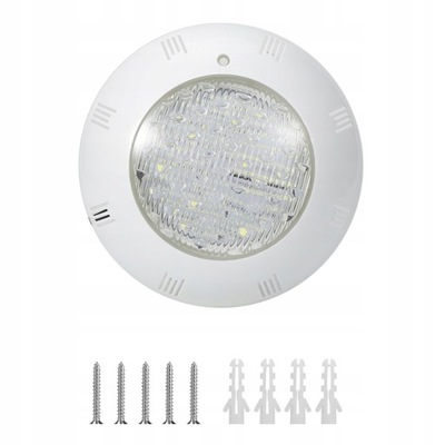 OŚWIETLENIE BASENU PODWODNE LED LAMPA IP68 BIALY