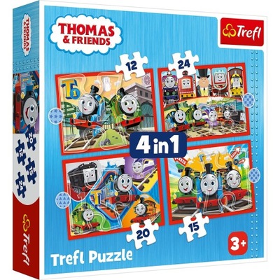 34619 TREFL PUZZLE 4w1 ODJAZDOWY TOMEK