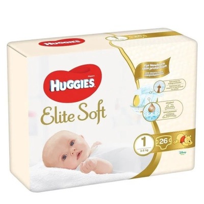 HUGGIES GOLD NEWBORN 1 3-5KG P 26SZT