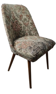 krzesło patyczak fotel tapicerowany PRL