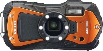 Wodoodporny aparat kompaktowy Ricoh WG-80 Pomarańczowy