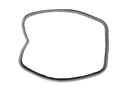 Прокладка люк внутрішня передня перед renault megane 3 5d 08-16 фото №1