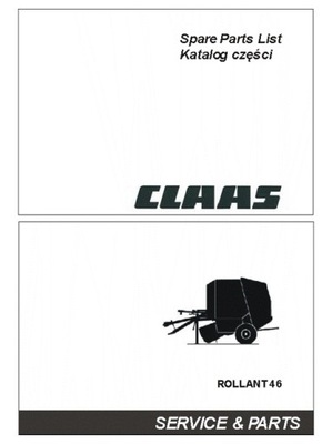 CLAAS ROLLANT 46 - KATALOG PIEZAS DE REPUESTO PL  