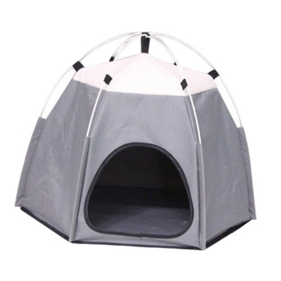 Gniazdo namiotu dla zwierząt domowych Okucia do łóżek dla kotów Zmywalne koty domowe Antypoślizgowy kot szary