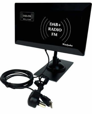 Antena pokojowa telewizyjna DVB-T TV RADIO FM USB