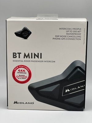 INTERKOM ДЛЯ МОТОЦИКЛА MIDLAND BT MINI NA 1 ШЛЕМ 