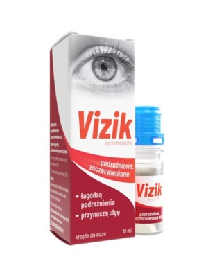 Vizik krople na podrażnione i zaczerwienione oczy 10 ml