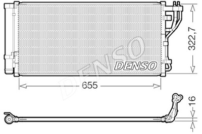 DENSO CONDENSADOR KIA OPTIMA IV 16-  