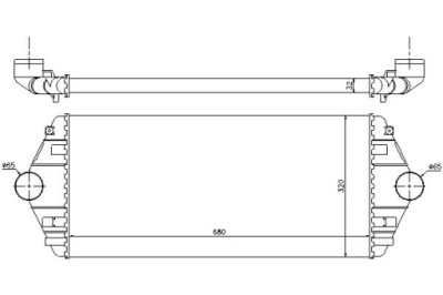 Nissens інтеркулер citroen evasion jumpy fiat scu фото №1