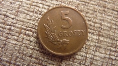 5 groszy 1949 r.Brąz