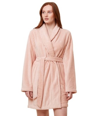 TRIUMPH - Robes Fleece Robe 3/4 - jasny róż - 36/38