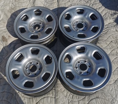 4 PIEZAS LLANTAS ACERO 7JX16 NISSAN NAVARA PATHFINDER 6X114,3 ET30 NUEVO KFZ  